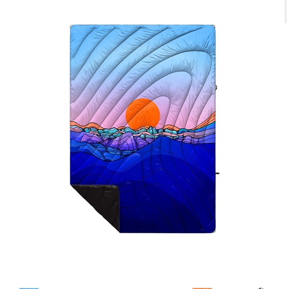 Rumpl Original Puffy Blanket Brooklyn Bell